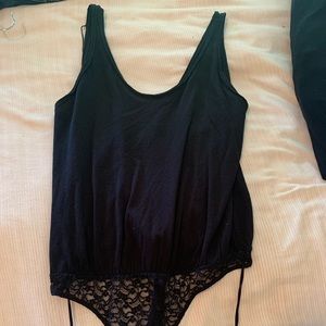 Free people black bodysuit